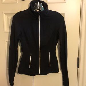 Lululemon Black Ruffled-Back Jacket